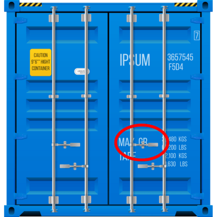 container seal place